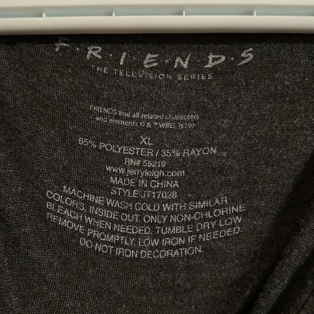 FRIENDS Charcoal Gray Tee - XL - Picture 3 of 3